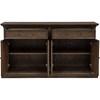 Ridgewell 104605 2-drawer 4-door Dining Server - Dark Oak image 4