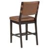 Tegan 107079 Set of 2 Faux Leather Upholstered Counter Height Chair - Cognac image 4