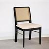 Arini 108932BLK Set of 2 Rattan Cane Dining Side Chair - Black image 2