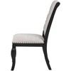 Phelps 121232 Set of 2 Upholstered Dining Side Chair - Tan Distressed Noir image 6