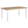 Andrews 122501 66-inch Rectangular Dining Table - Light Ash/White image 1