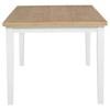 Andrews 122501 66-inch Rectangular Dining Table - Light Ash/White image 2
