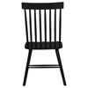 Andrews 122502BLK Set of 2 Windsor Spindle Back Dining Side Chair - Black image 11