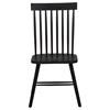 Andrews 122502BLK Set of 2 Windsor Spindle Back Dining Side Chair - Black image 12