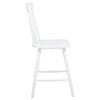 Andrews 122509WHT Set of 2 Windsor Counter Height Dining Side Chair - White image 4