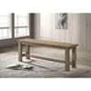 Cardova 192923 51-inch Solid Wood Dining Bench - Vineyard Oak image 5