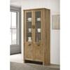 Adina 193616 77-inch Tall Display Cabinet  - Distressed Light Brown image 2