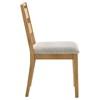 Duncan 193652 Set of 2 Ladder Back Dining Side Chair - Washed Oak image 3