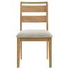 Duncan 193652 Set of 2 Ladder Back Dining Side Chair - Washed Oak image 9