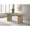Decker 193951NAT 82-inch Rectangular Wood Dining Table - Natural Oak image 2
