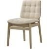 Redbridge 193952NAT Set of 2 Velvet Upholstered Side Chair - Cream/Natural Oak image 5