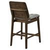 Redbridge 193969WAL Set of 2 Velvet Upholstered Counter Chair - Grey/Walnut image 5