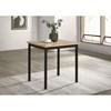Garza 193980 Space Saving Rectangular Dining Table - Greige Oak image 4