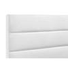 Felicity 203511Q 53-inch Upholstered Queen Platform Bed - White image 1