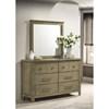 Hazlewood 207533M 6-drawer Bedroom Dresser with Mirror - Vineyard Oak image 2
