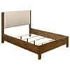 Adderley 215851Q Queen Wood Panel Bed   - Cream/Warm Brown image 4