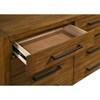 Adderley 215853M 8-drawer Bedroom Dresser and Mirror - Warm Brown image 4
