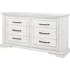 McKinney 215873 6-drawer Bedroom Dresser Cabinet - Vintage White image 4