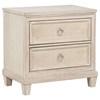 Pembroke 215922 2-drawer Nightstand Bedside Table - Washed Oak image 2