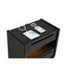 Leandro 222492 2-drawer LED Nightstand with USB - Burnished Black image 4