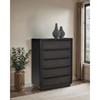 Leandro 222495 5-drawer Bedroom Chest - Burnished Black image 2