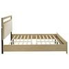 Hendricks 222651KE Eastern King Panel Headboard Platform Bed - Light Oak image 4