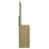 Hendricks 222653M 6-drawer Bedroom Dresser and Mirror - Light Oak image 2