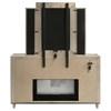 Lorient 222663FBM 8-drawer LED Flame Box Dresser and Mirror - Ivory Camel image 4