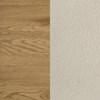 Bennett 222901KW 78-inch California King Upholstered Panel Bed - Cream/Light Oak image 6