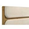 Bennett 222901KW 78-inch California King Upholstered Panel Bed - Cream/Light Oak image 7