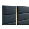 Ines 223091NVYQ 56-inch Fabric Upholstered Queen Panel Bed - Navy image 3