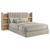 Arielle 223111Q Queen Bookcase Panel Storage Bed - Light Oak image 5