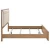 Leanne 223131KE Eastern King LED Panel Bed - Off White/Light Oak image 4