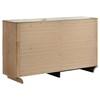 Leanne 223133 6-drawer Sinter Stone Top Dresser Cabinet - Light Oak image 3