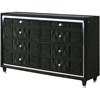 Lorient 223163 8-drawer LED Bedroom Dresser Cabinet - Black image 4