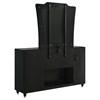 Lorient 223163FBM 8-drawer LED Flame Box Dresser and Mirror - Black image 2
