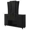 Lorient 223163FBM 8-drawer LED Flame Box Dresser and Mirror - Black image 6