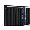 Ravenne 223191KW Velvet Upholstered California King LED Panel Bed - Black image 1