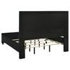 Ravenne 223191KW Velvet Upholstered California King LED Panel Bed - Black image 5