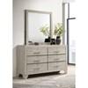 Trenton 225063M 6-drawer Bedroom Dresser With Mirror - Rustic Cream image 2