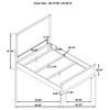 Gracemont 225071Q 57-inch Queen Panel Bed - Grey/White image 10