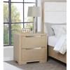 Ladera 225082 2-drawer Nightstand Bedside Table - Light Elm image 2