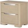 Ladera 225082 2-drawer Nightstand Bedside Table - Light Elm image 4