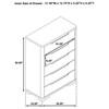 Ladera 225085 5-drawer Bedroom Chest - Light Elm image 12