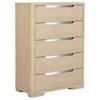 Ladera 225085 5-drawer Bedroom Chest - Light Elm image 3
