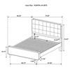 Robyn 225091KE Wood Eastern King Platform Bed - Light Ash image 12