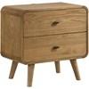 Robyn 225092 2-drawer Nightstand Bedside Table - Light Ash image 1