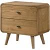 Robyn 225092 2-drawer Nightstand Bedside Table - Light Ash image 4