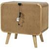 Robyn 225092 2-drawer Nightstand Bedside Table - Light Ash image 8