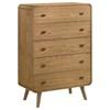 Robyn 225095 5-drawer Bedroom Chest - Light Ash image 1
